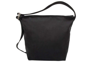 nylon messenger bag black