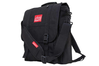 Commuter Laptop Bag W/Back Zipper Black
