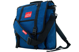 Commuter Laptop Bag W/Back Zipper Navy
