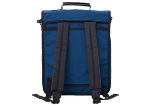 Commuter Laptop Bag W/Back Zipper Navy
