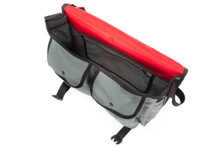 Large Europa Deluxe W/Back Zipper Grey