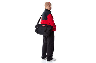 Large NY Messenger Bag Black