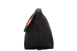 Nylon Messenger Bag Black