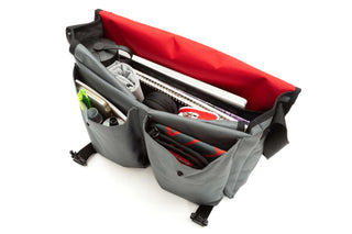Large Europa Deluxe W/Back Zipper Grey