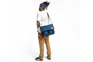 Large Europa Deluxe W/Back Zipper Navy