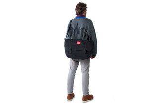 Large NY Messenger Bag Black
